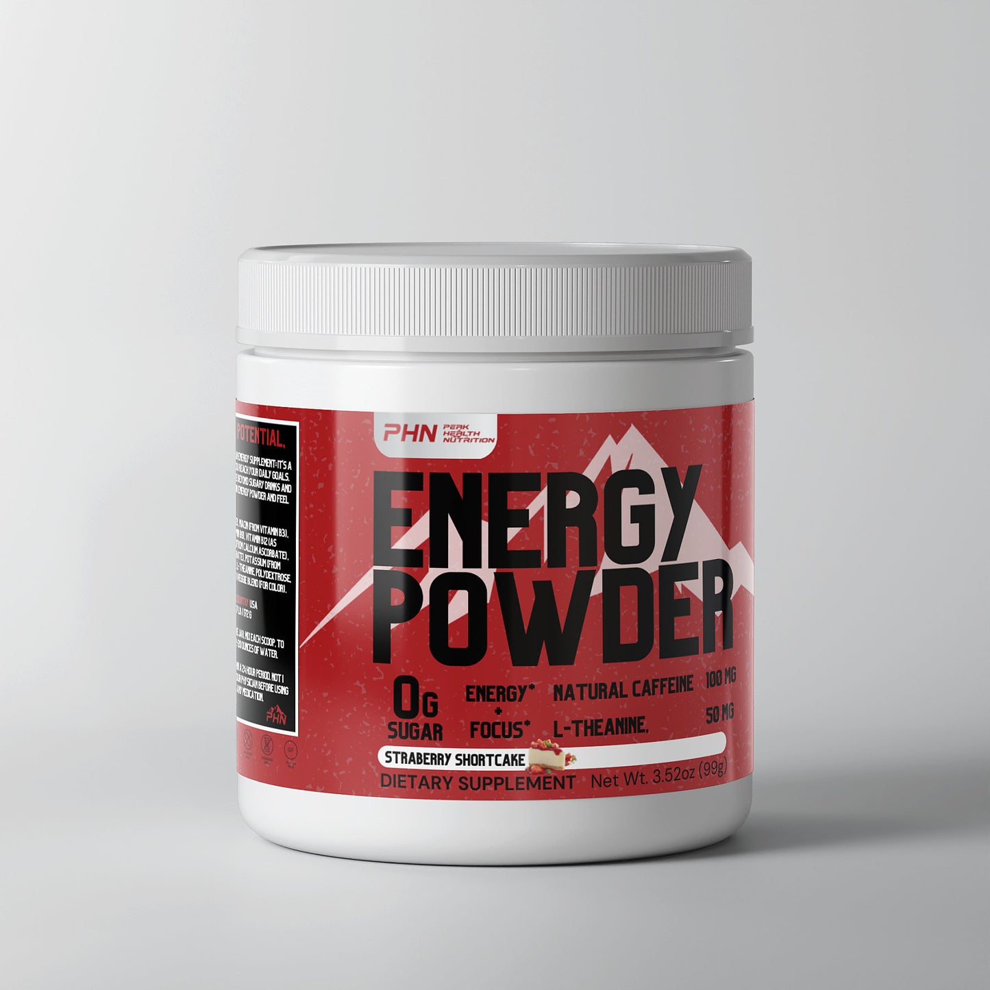 Energy Powder (Strawberry Shortcake)