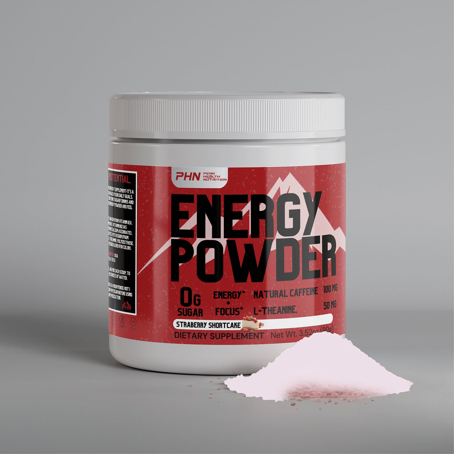 Energy Powder (Strawberry Shortcake)