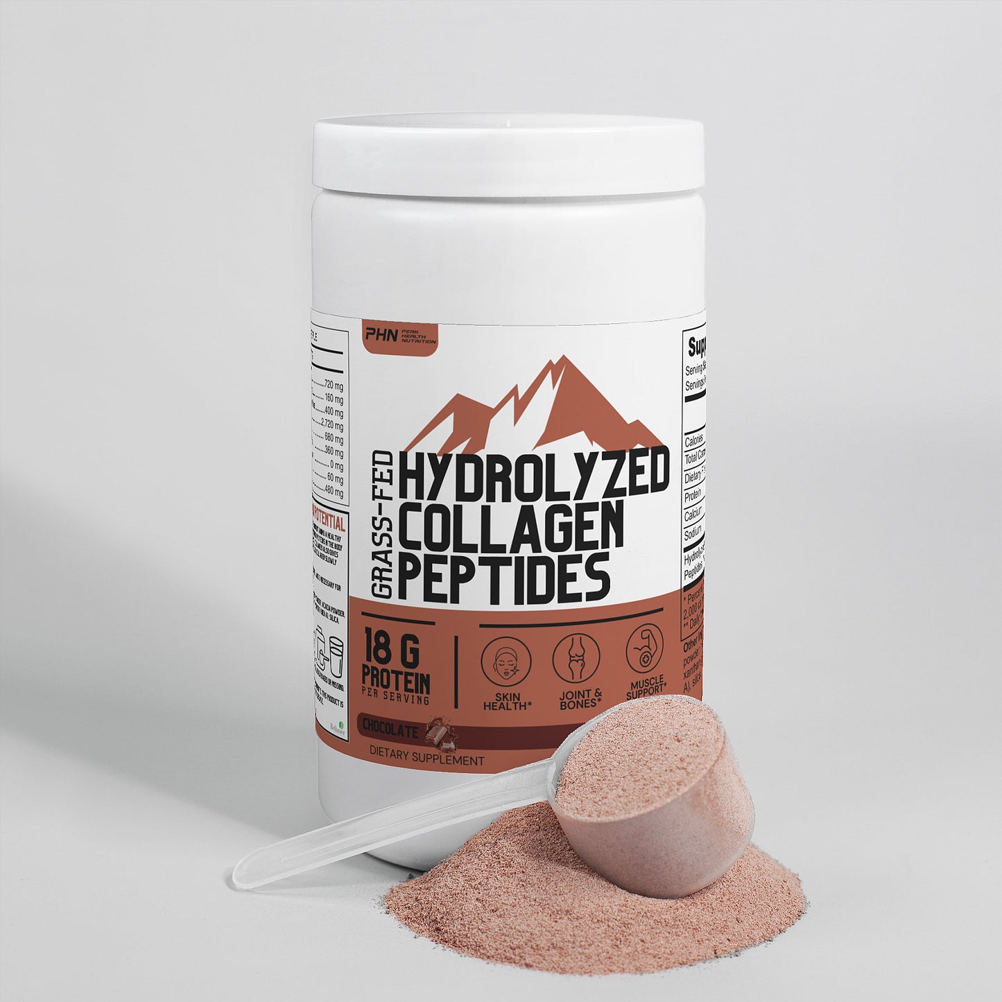 Grass-Fed Collagen Peptides Powder (Chocolate)